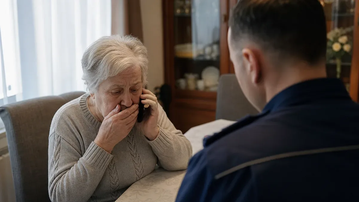 Telefon od „lekarki”, potem sanitariusz pod drzwiami. Seniorka straciła 35 tys. zł