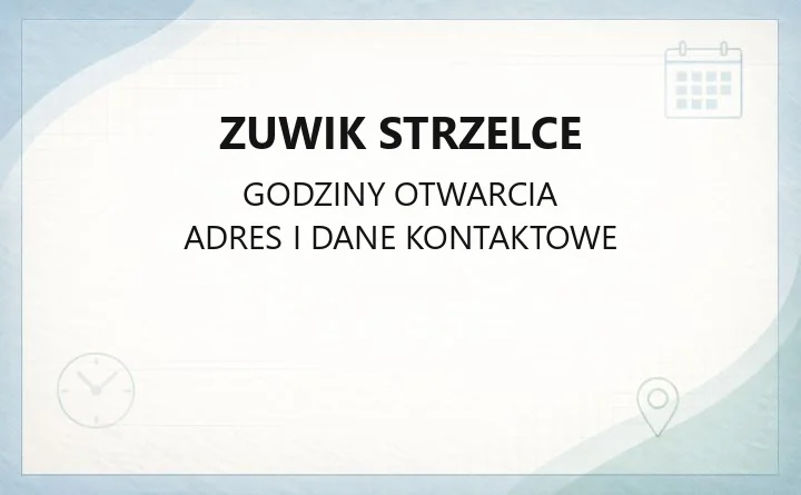 ZUWiK Strzelce - kontakt, awarie, godziny i płatności