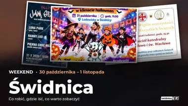 Weekend w Świdnicy: co robić 30 października – 1 listopada? – okładka przeglądu weekendowego