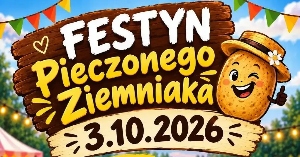 Grafika promocyjna wydarzenia Festyn Pieczonego Ziemniaka w Stanowicach