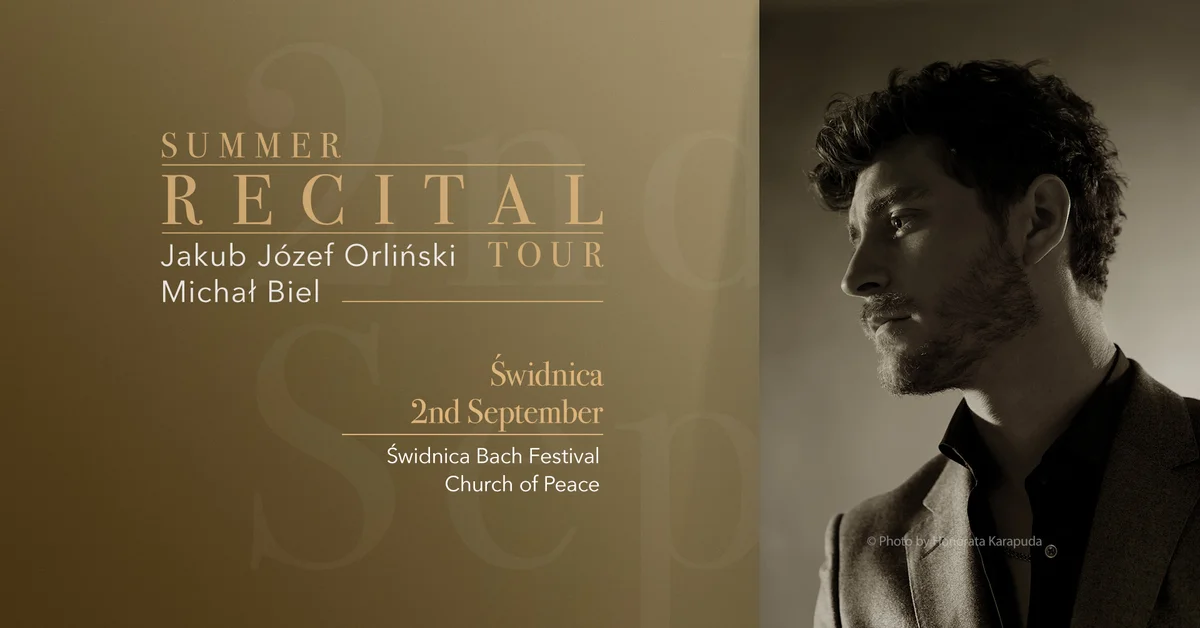 Grafika promocyjna wydarzenia Koncert fortepianowy Michała Biela w Świdnicy