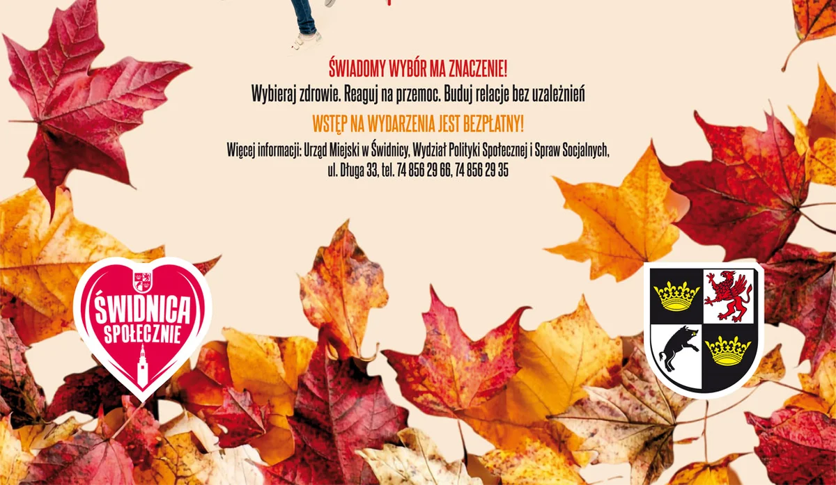 Grafika promocyjna wydarzenia Listopad Świadomych Wyborów w Świdnicy