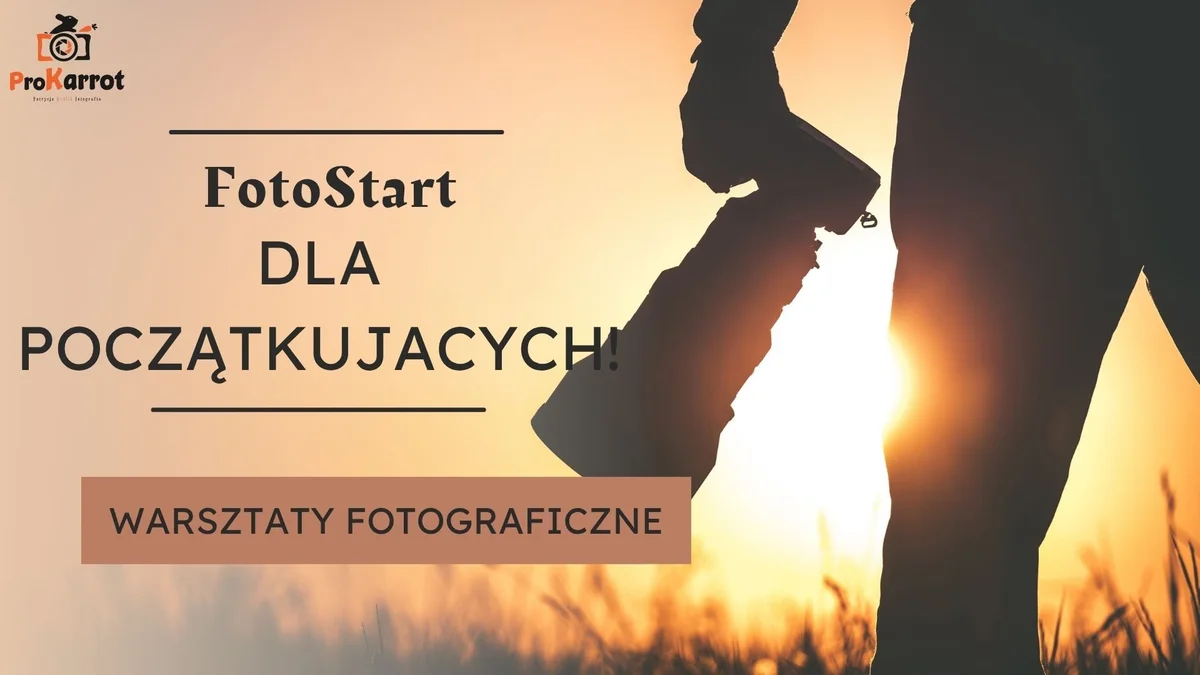 Grafika promocyjna wydarzenia Plenerowe warsztaty fotograficzne dla początkujących w Świdnicy