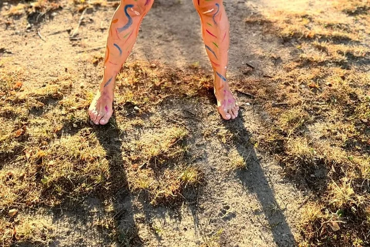 Grafika promocyjna wydarzenia PoRusz sobą. PoRusz siebie. — Ruch, oddech i relaks z inhalacją solankową