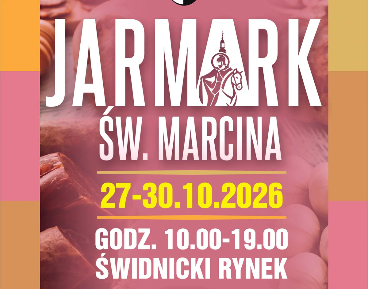 Grafika promocyjna wydarzenia Świdnicki Jarmark św. Marcina