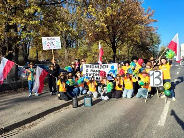 Grafika promocyjna wydarzenia 11. RST Półmaraton Świdnicki i konkursy stref kibica