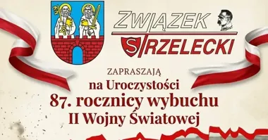 Grafika promocyjna wydarzenia 87. rocznica wybuchu II wojny światowej