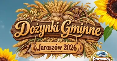 Grafika promocyjna wydarzenia Dożynki Gminne 2026 w Jaroszowie