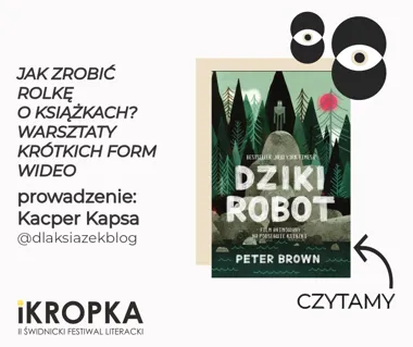 Grafika promocyjna wydarzenia Jak zrobić rolkę o książkach? – warsztaty krótkich form wideo