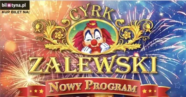 Grafika promocyjna wydarzenia Cyrk Zalewski 2026 — nowe widowisko w Świdnicy