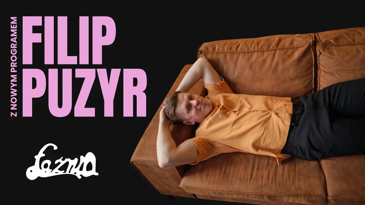 Grafika promocyjna wydarzenia Wieczór stand-up z Filipem Puzyrem w Świdnicy