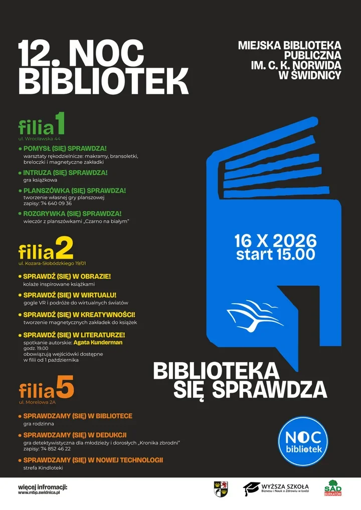 Biblioteka się sprawdza - Świdnica zaprasza na noc pełną gier