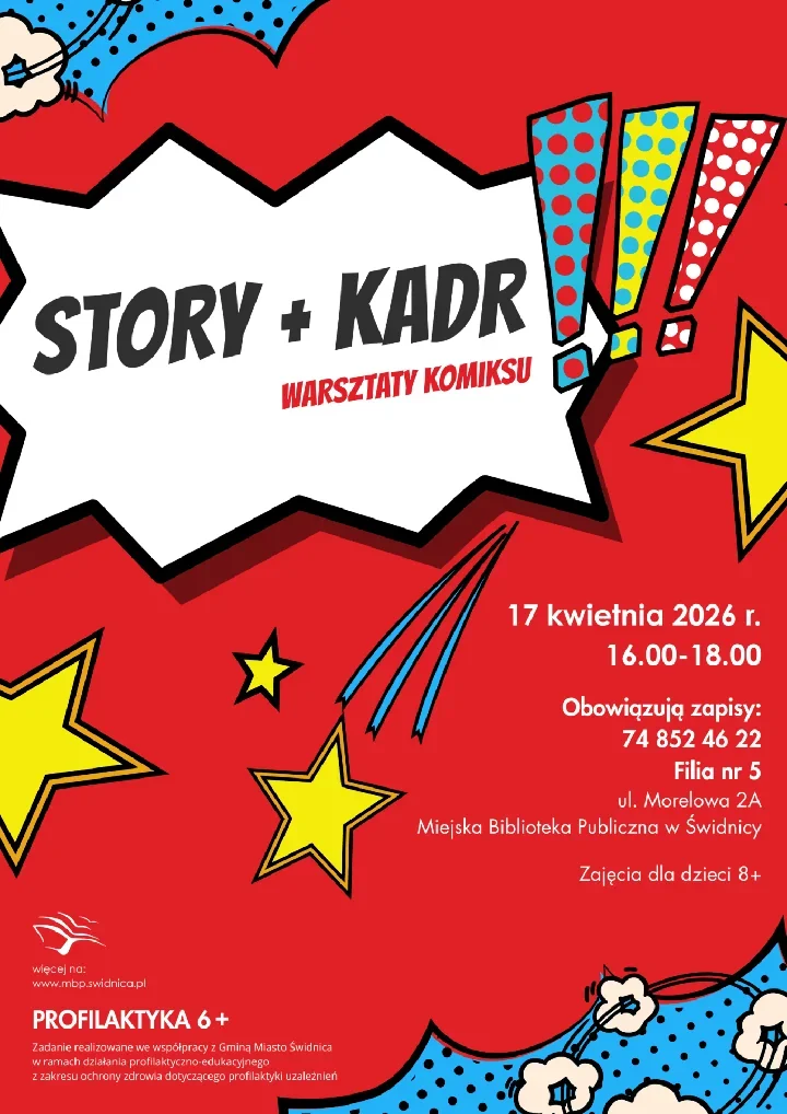 Komiks od podstaw w Świdnicy - dzieci zbudują własne światy na papierze