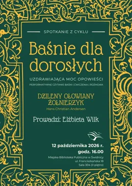 Ołowiany żołnierzyk wraca w dorosłym świecie. Biblioteka zaprasza