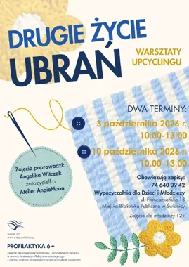 W Świdnicy ubrania dostaną drugą szansę. Warsztaty w bibliotece