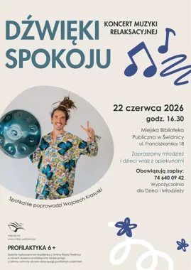 Dźwięki spokoju w Świdnicy - biblioteka zaprosi dzieci na kojący koncert