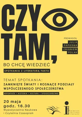 Świdnicka biblioteka rozgrzewa przed iKROPKĄ reportażami o podziałach