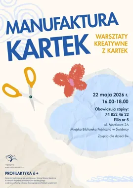 Kartki, które nie wyjdą z półki sklepowej - świdnickie warsztaty dla dzieci