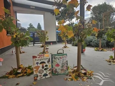 Muchomorki z gipsu i leśne zagadki wracają na biblioteczny taras