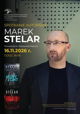 Marek Stelar przyjedzie do Świdnicy. Kryminały wyjdą z kart na spotkaniu