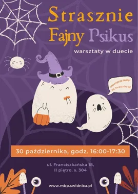 W bibliotece szykuje się Strasznie fajny psikus dla rodzin
