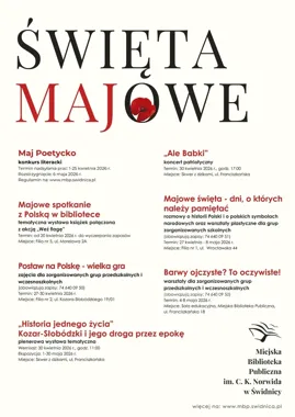 Świdnica świętuje maj z biblioteką, poezją i biało-czerwonym planem