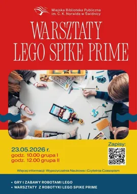 Lego Spike Prime wraca do Świdnicy - biblioteka znów stawia na młodych konstruktorów