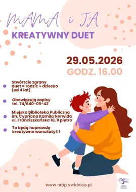 Mama i Ja w bibliotece - warsztaty, które robią miejsce na bliskość