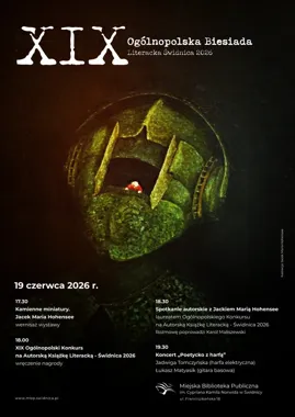 Świdnica szykuje literacki wieczór z wystawą, nagrodą i harfą