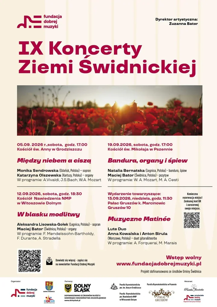 Bandura zabrzmi obok pozytywu. Muzyczny wieczór w Pszennie