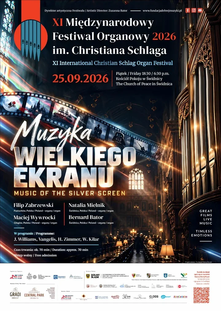 Darth Vader i Piraci z Karaibów zabrzmią na organach w Kościele Pokoju