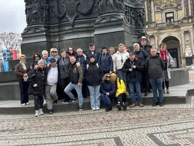 Sołtysi z gminy spędzili dzień w Dreźnie – zabytki, rozmowy i smaki Pfundów