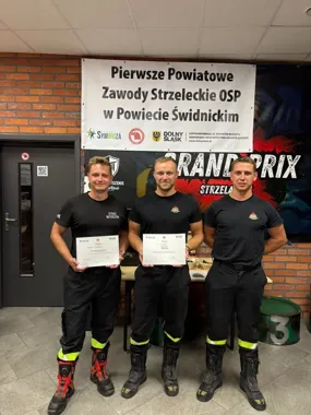 OSP Witoszów Dolny wygrała zawody strzeleckie i awansowała dalej