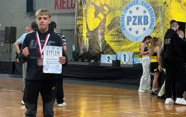 Bartosz Wojewodzic wraca z brązem z mistrzostw Polski w Kielcach