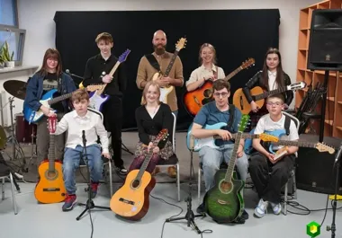 Pierwszy koncert na 9 gitar zagrali młodzi muzycy z Jaworzyny Śląskiej