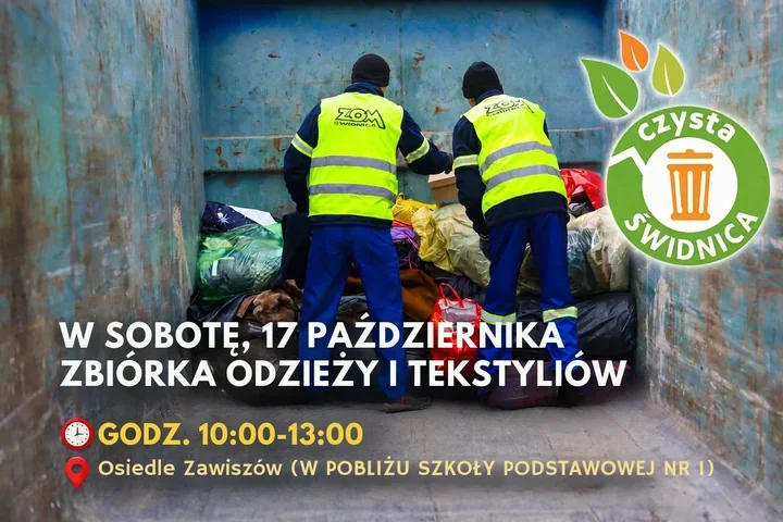 Zbiórka tekstyliów na Zawiszowie. Ubrania nie trafią do potrzebujących