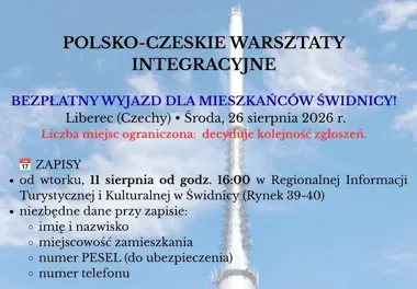 Bezpłatny wyjazd ze Świdnicy do Czech. W programie Ještěd