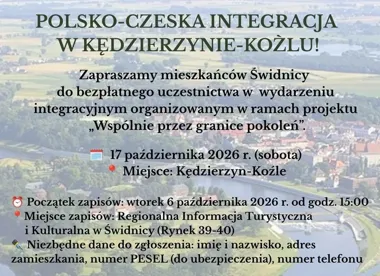 Bezpłatny wyjazd ze Świdnicy do Kędzierzyna-Koźla. Zostało 45 miejsc