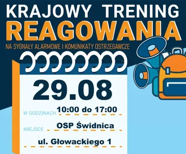 Co zrobić po sygnale alarmowym? W Świdnicy pokażą to podczas treningu