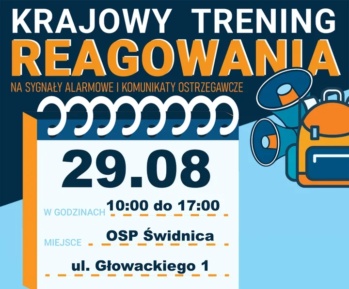 Co zrobić po sygnale alarmowym? W Świdnicy pokażą to podczas treningu