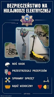 Hulajnogi elektryczne pod kontrolą. Ponad 60 wykroczeń i 90 kontroli