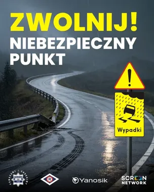Policja ostrzega kierowców w Świdnicy. Yanosik wskaże niebezpieczne punkty