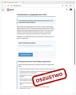 Fałszywy mandat w SMS-ie. Oszuści podszywają się pod e-TOLL w Świdnicy