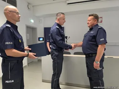 Policjant ze Świdnicy na podium wojewódzkiego konkursu