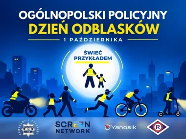 Jesienią piesi muszą być widoczni - Policja przypomina o odblaskach