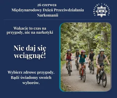 Świdnicka policja ostrzega - jedno wakacyjne „spróbowanie” może skończyć się źle