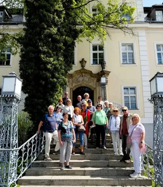 Goście z Heppenheim w Świdnicy. W tle jubileusz partnerstwa