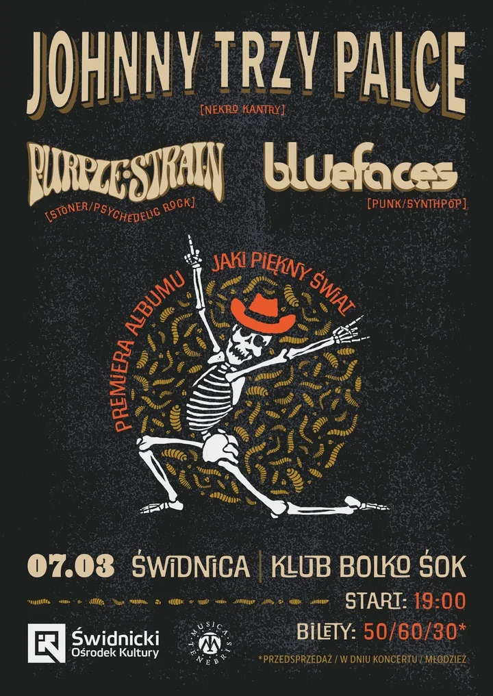 Powrót Johnny Trzy Palce do Klubu Bolko - stoner, nekro-country i synthpop w jednym wieczorze