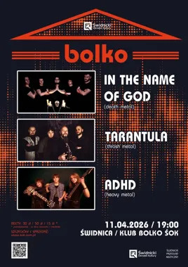 Metal łączy pokolenia - IN THE NAME OF GOD, TARANTULA i ADHD w Bolko