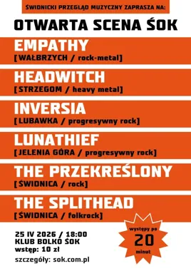 Świdnicka Otwarta Scena podkręca głośność - sześć kapel w Bolku